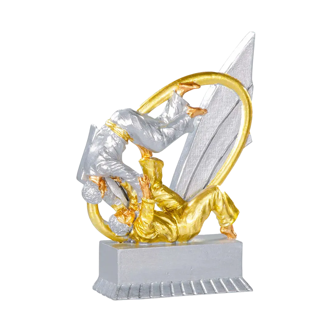Trofeo alegórico de resina Taurix 