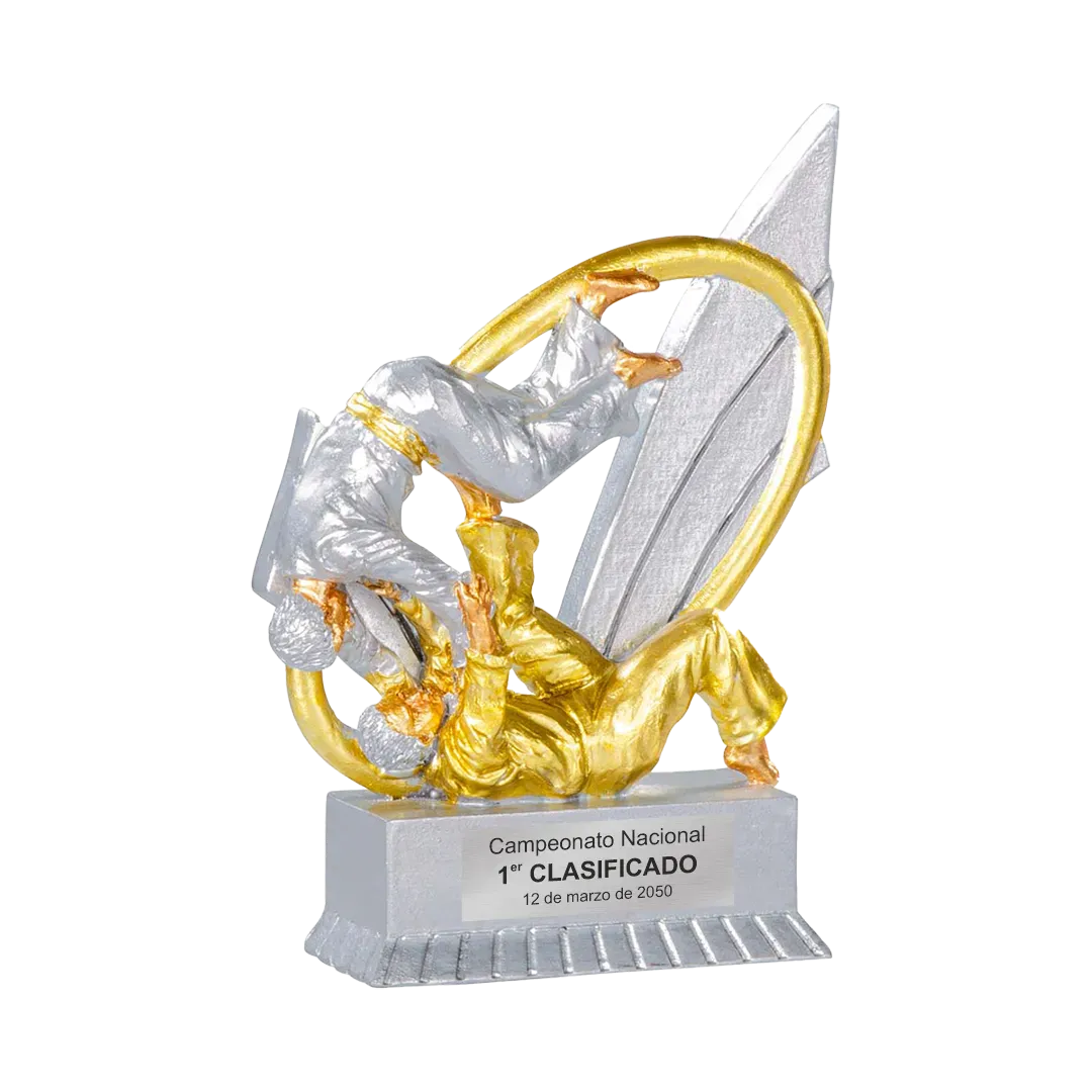Trofeo alegórico de resina Taurix ejemplo