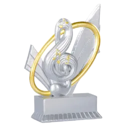 Trofeo alegórico de resina Thalor 