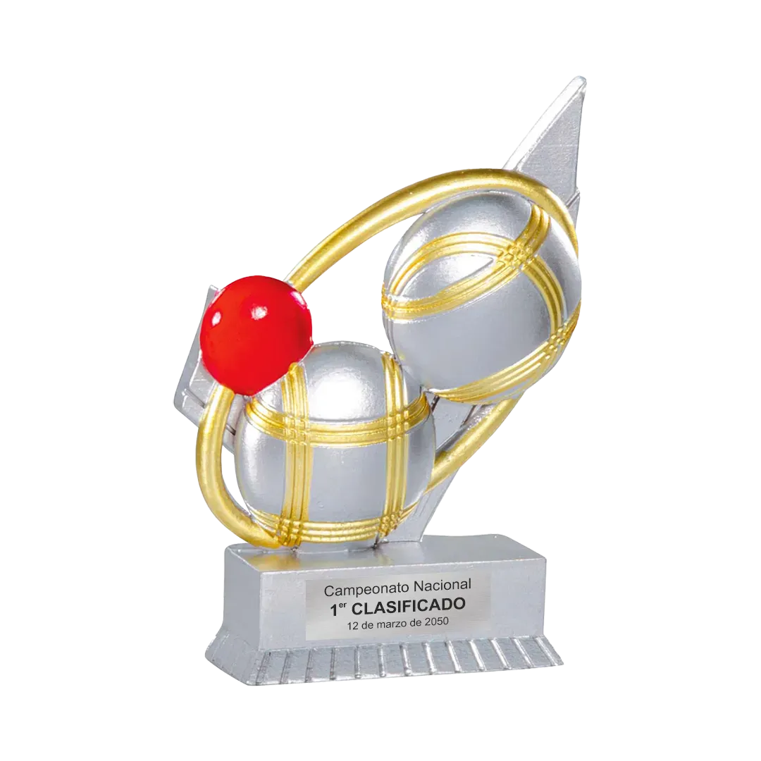 Trofeo alegórico de resina Thanos ejemplo