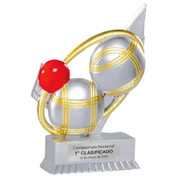 Trofeo alegórico de resina Thanos ejemplo