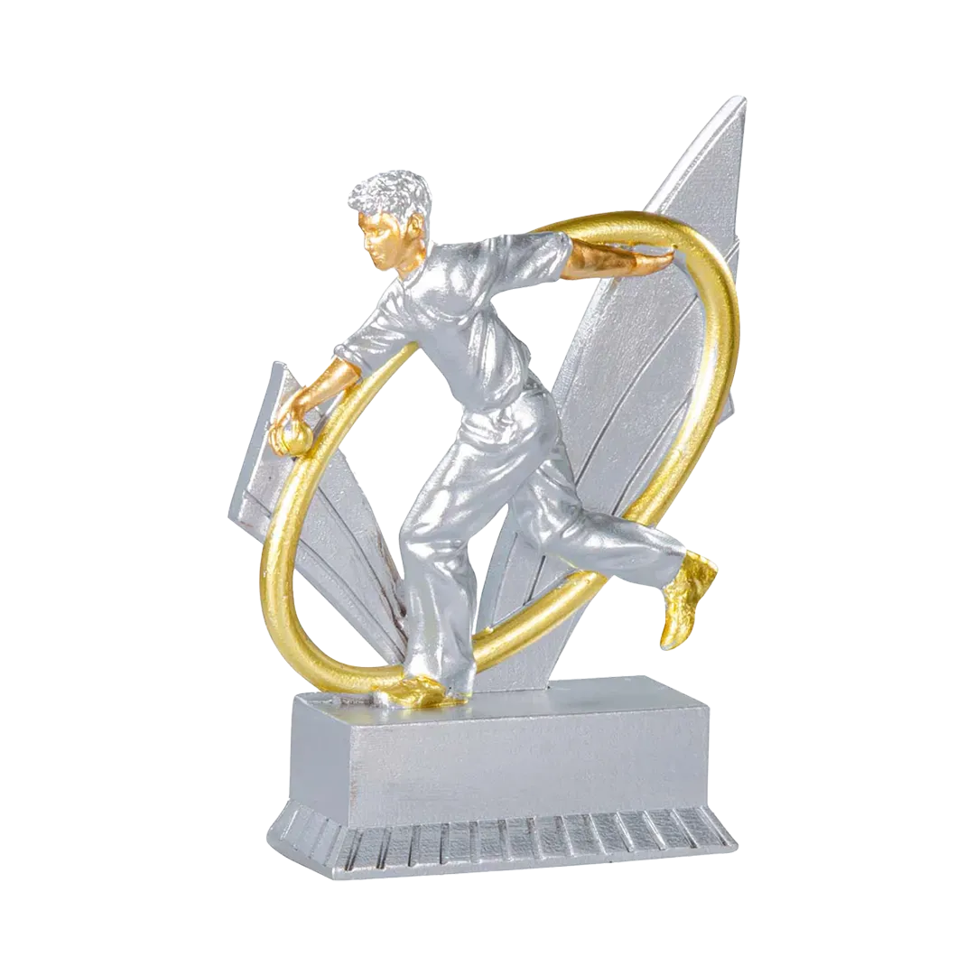 Trofeo alegórico de resina Thelos 