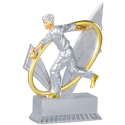 Trofeo alegórico de resina Thelos 
