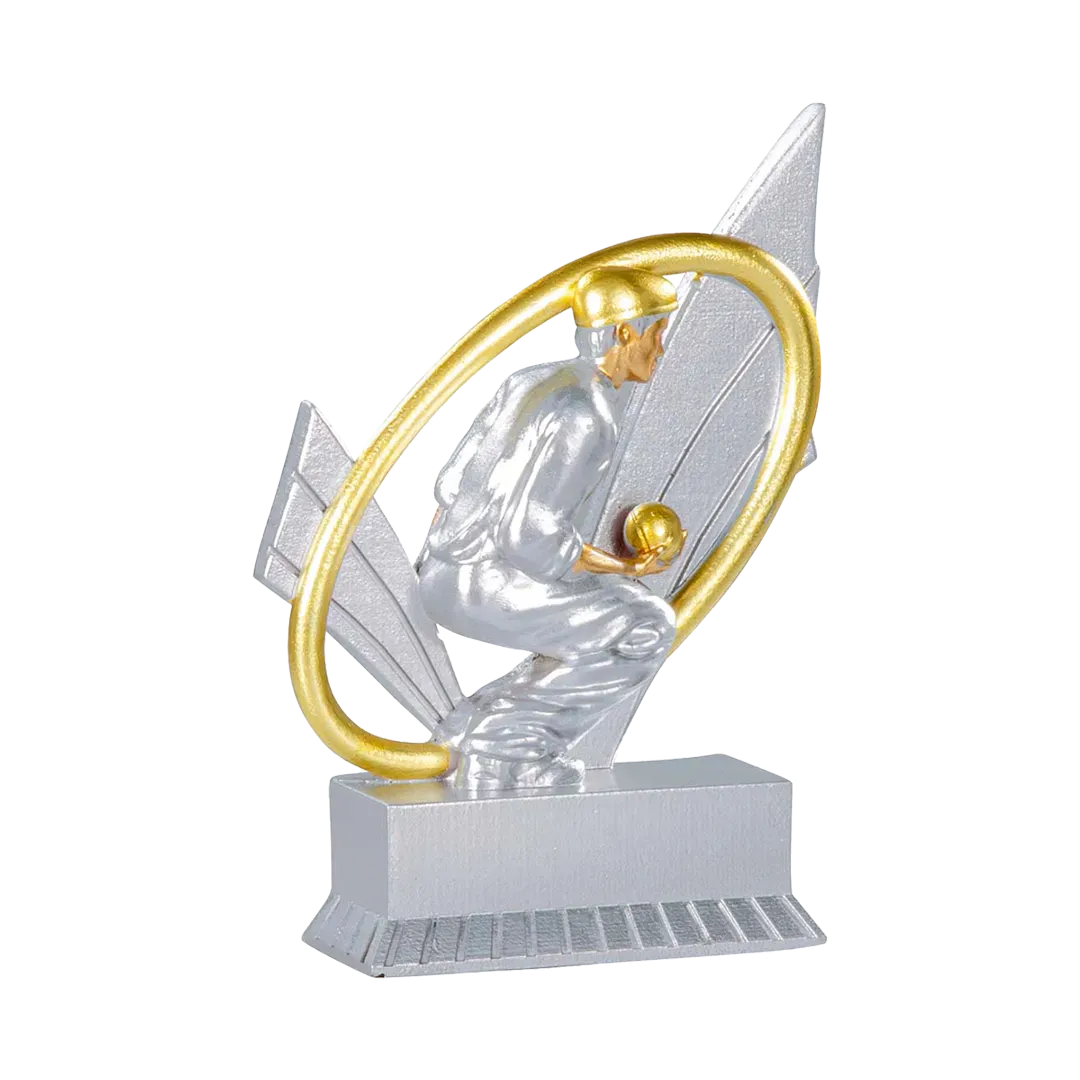 Trofeo alegórico de resina Themax 