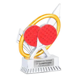 Trofeo alegórico de resina Xenthos ejemplo
