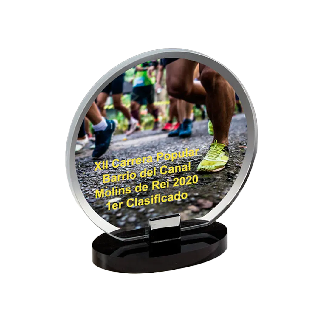 Trofeo de cristal Arae radiantis ejemplo