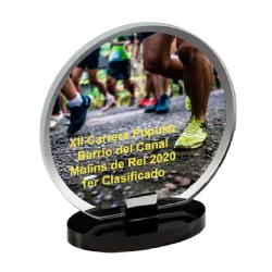 Trofeo de cristal Arae radiantis ejemplo
