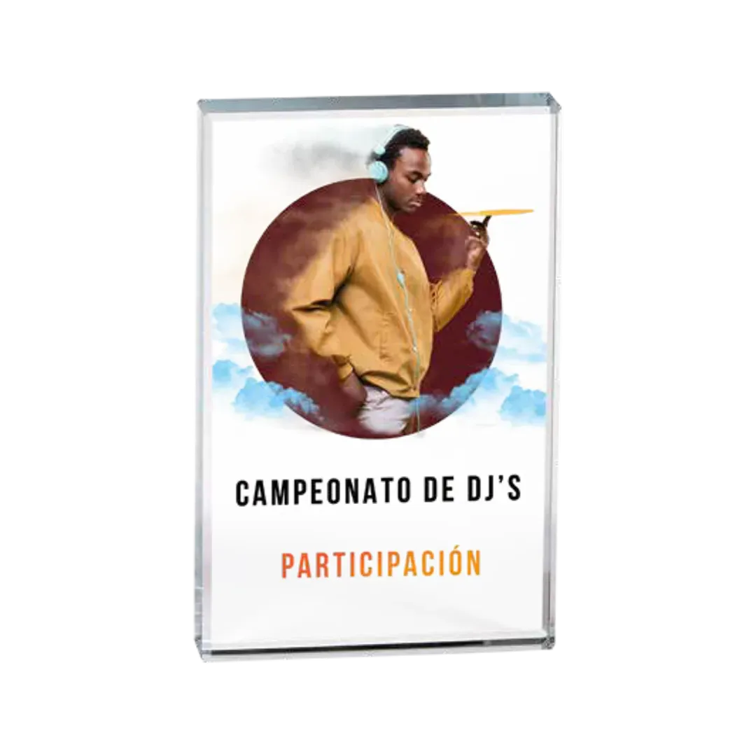 Trofeos de Cristal Atrion ejemplo