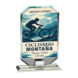 Trofeos de Cristal Ballena corona ejemplo