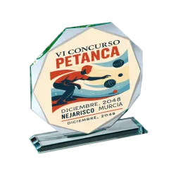 Trofeos de Cristal Caelum orientalis ejemplo