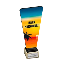 Trofeo de madera Anderson ejemplo