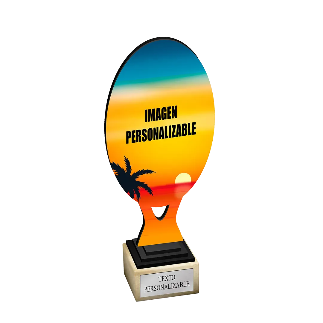 Trofeo de madera Fali en Trofeos LeverySport