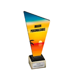 Trofeo de madera Marilo ejemplo