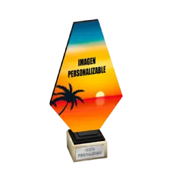 Trofeo de madera Andres ejemplo