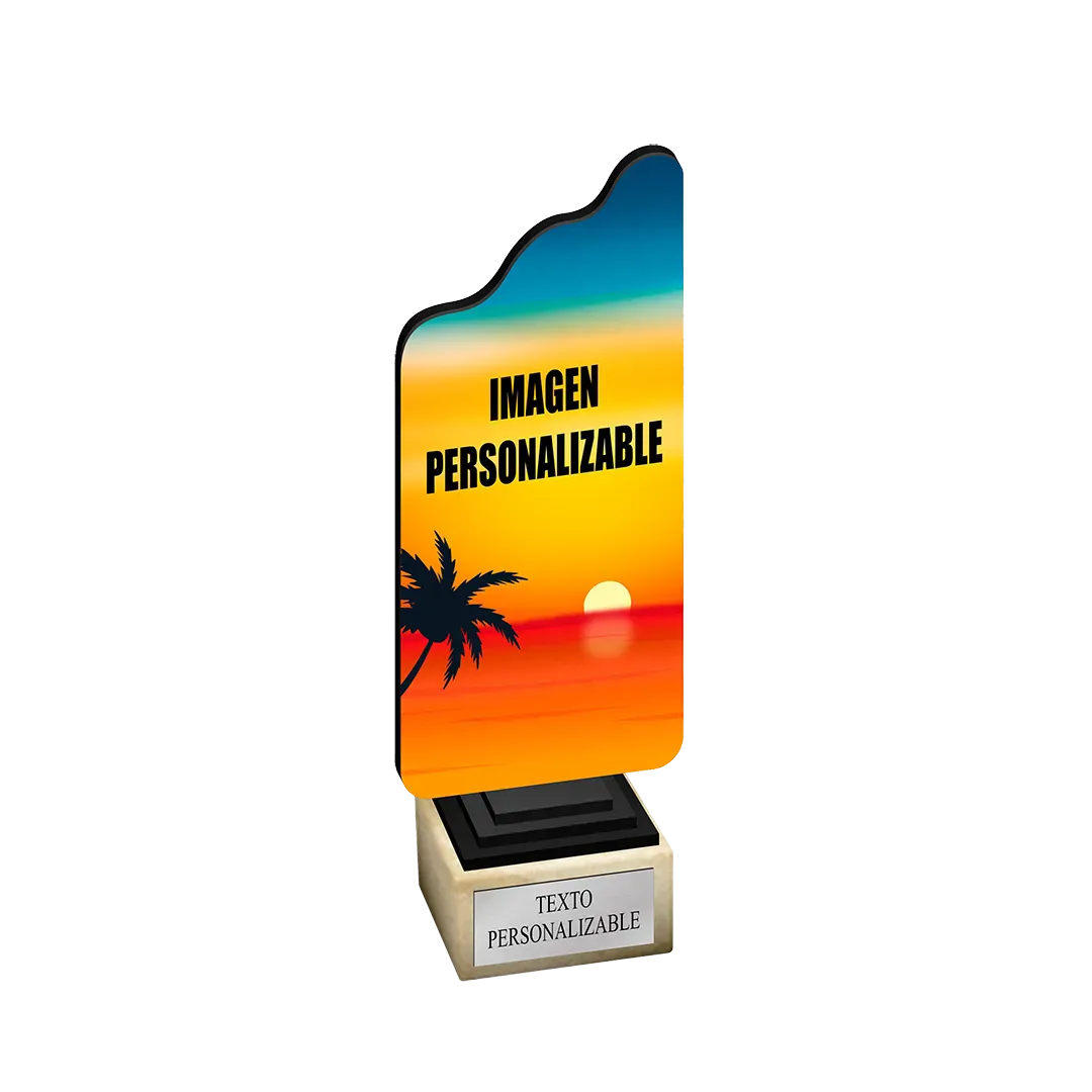 Trofeo de madera Jorge en Trofeos LeverySport