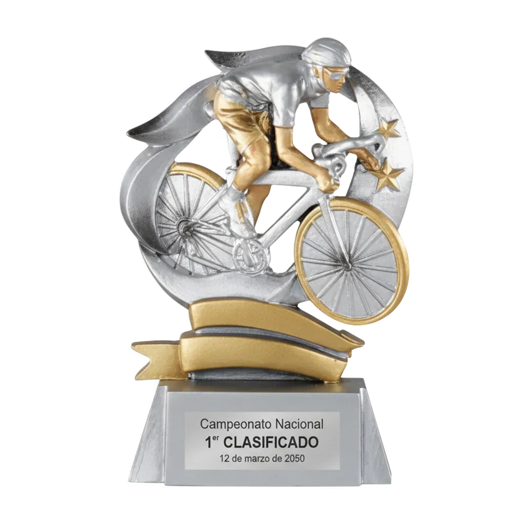 Trofeo alegórico de resina Orionis en Trofeos LeverySport
