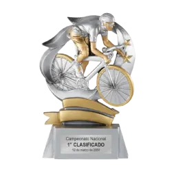 Trofeo alegórico de resina Orionis ejemplo