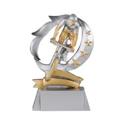 Trofeo alegórico de resina Orygos 15cm