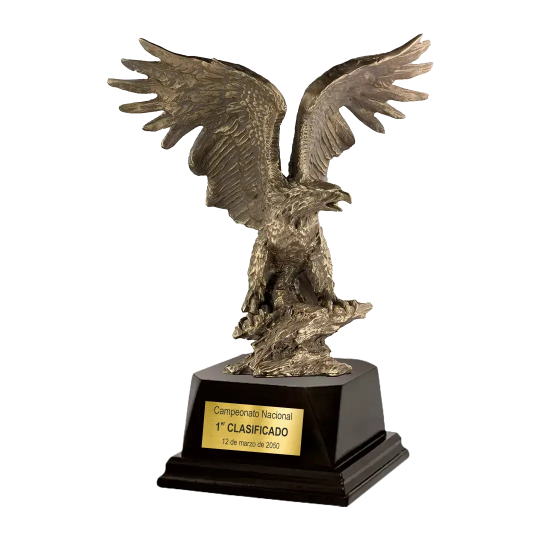 Aguila de resina Ask en Trofeos LeverySport