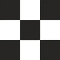 Cinta para medalla, bandera a cuadros Aragonito 