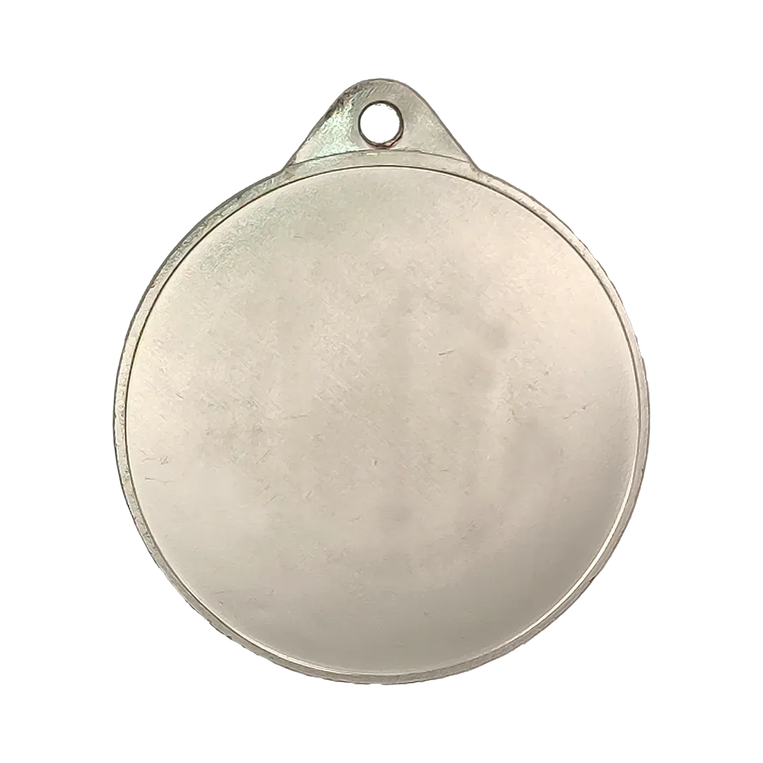 Medalla Lazurita trasera 50mm-Plata