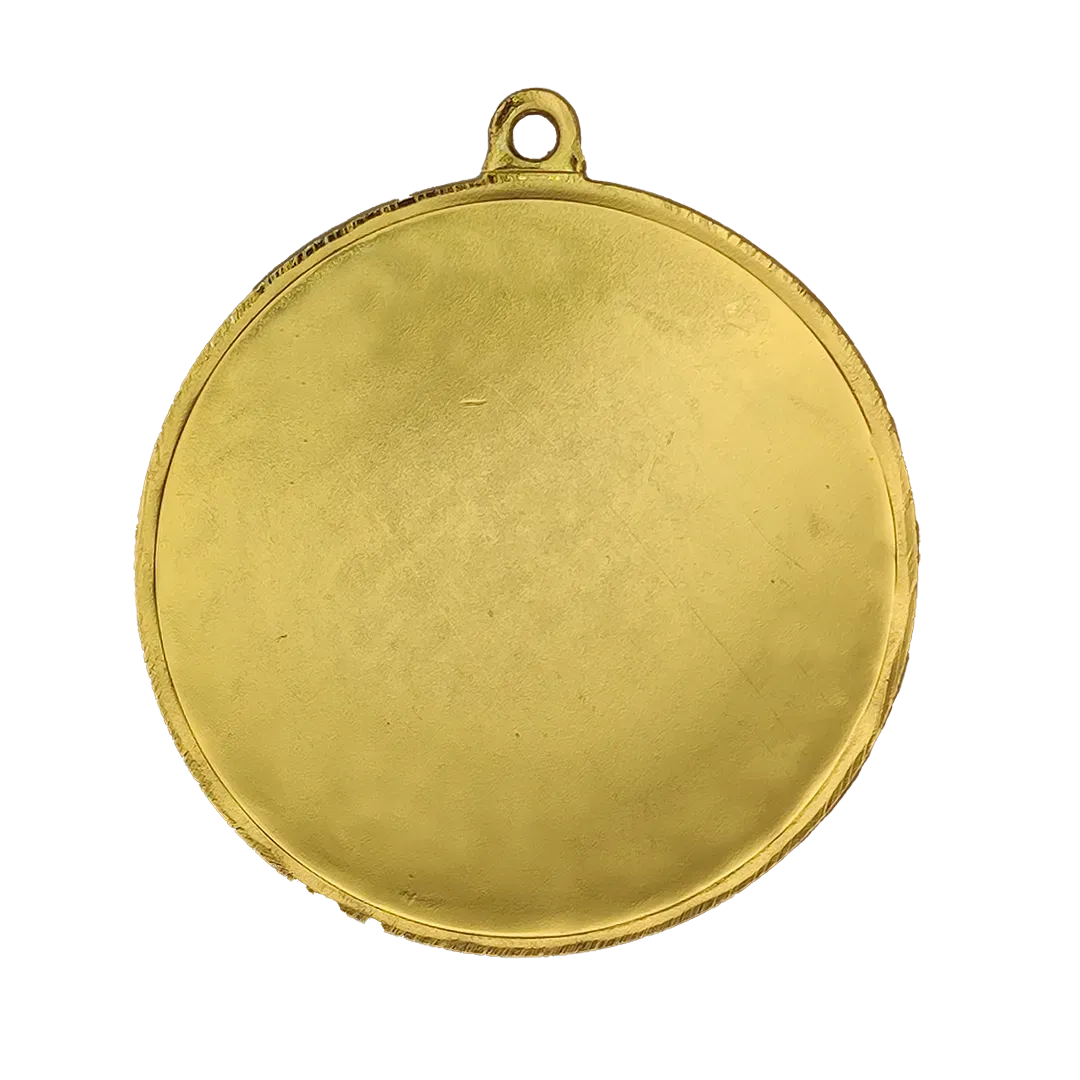Medalla Fulgurita reverso 70mm-Oro