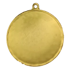 Medalla Fulgurita reverso 70mm-Oro