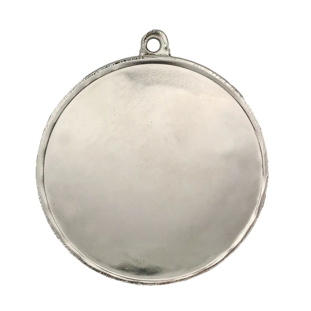 Medalla Fulgurita reverso  70mm-Plata