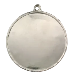 Medalla Fulgurita reverso  70mm-Plata