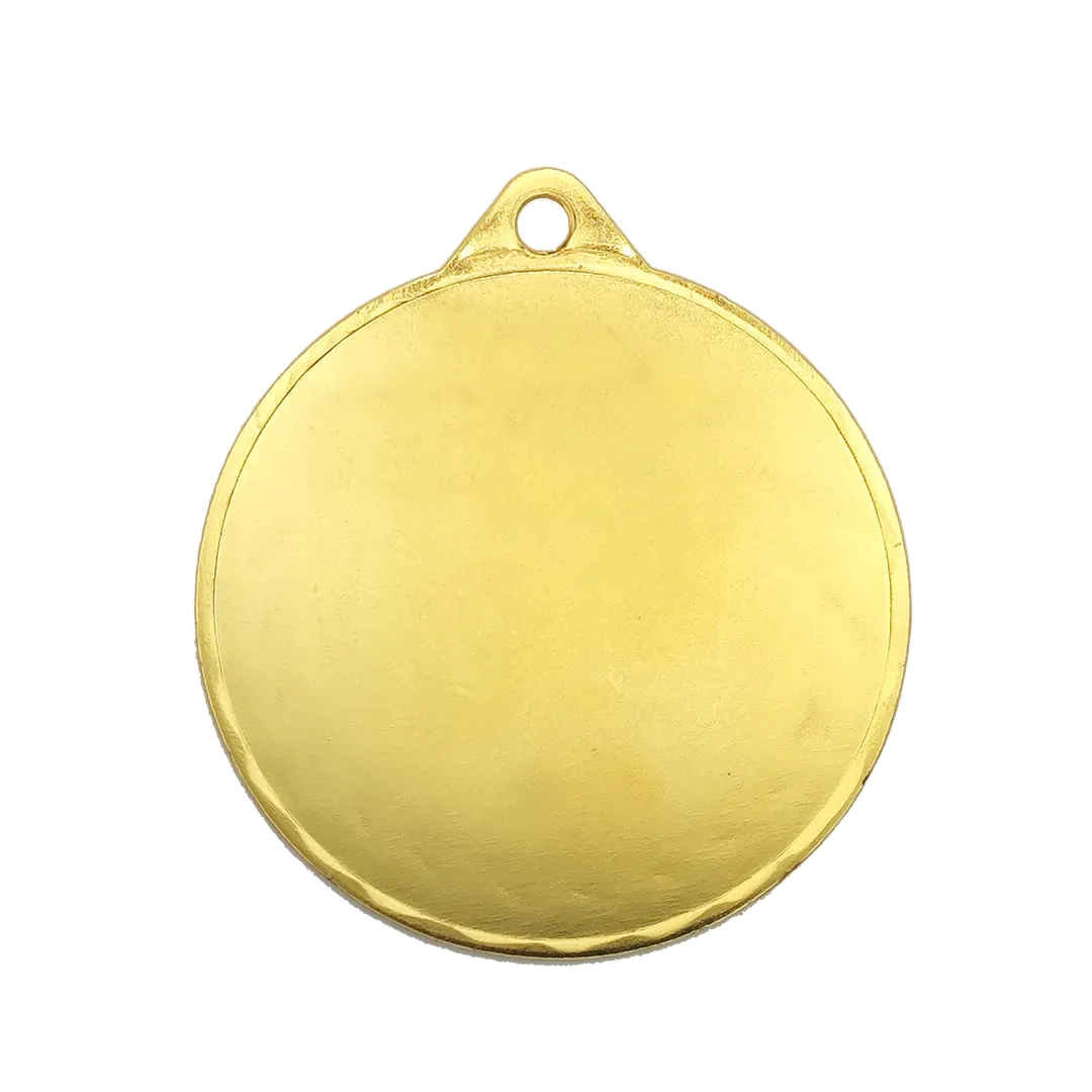 Medalla Fulgurita reverso 70mm-Oro