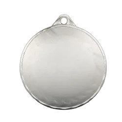 Medalla Fulgurita reverso 70mm-Plata