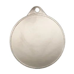 Medalla Diamante trasera 50mm-Plata