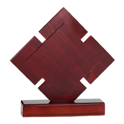 Ref. 2 - Trofeo de madera Capricornus australis 21cm