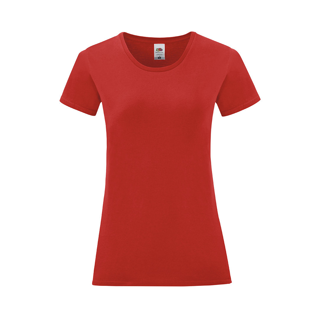 Camiseta Mujer Color Iconic_714 - ROJO | XS