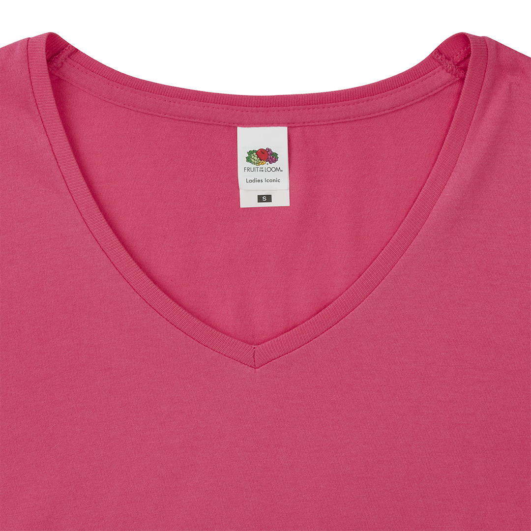 Camiseta Mujer Color Iconic V-Neck_1484