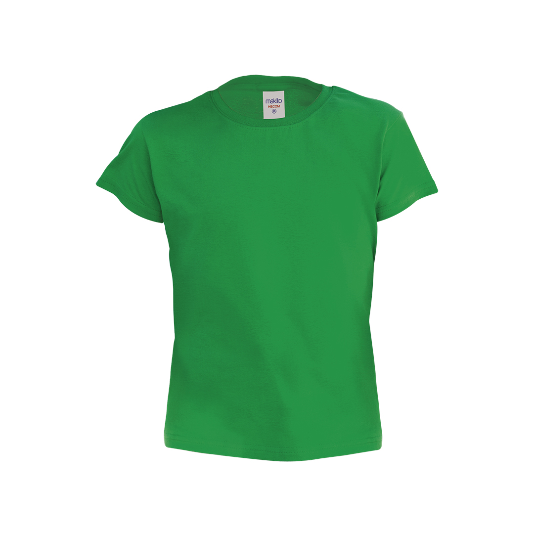 Ref. 21 - Camiseta Niño Color Hecom_1061 - VERDE | 10-12