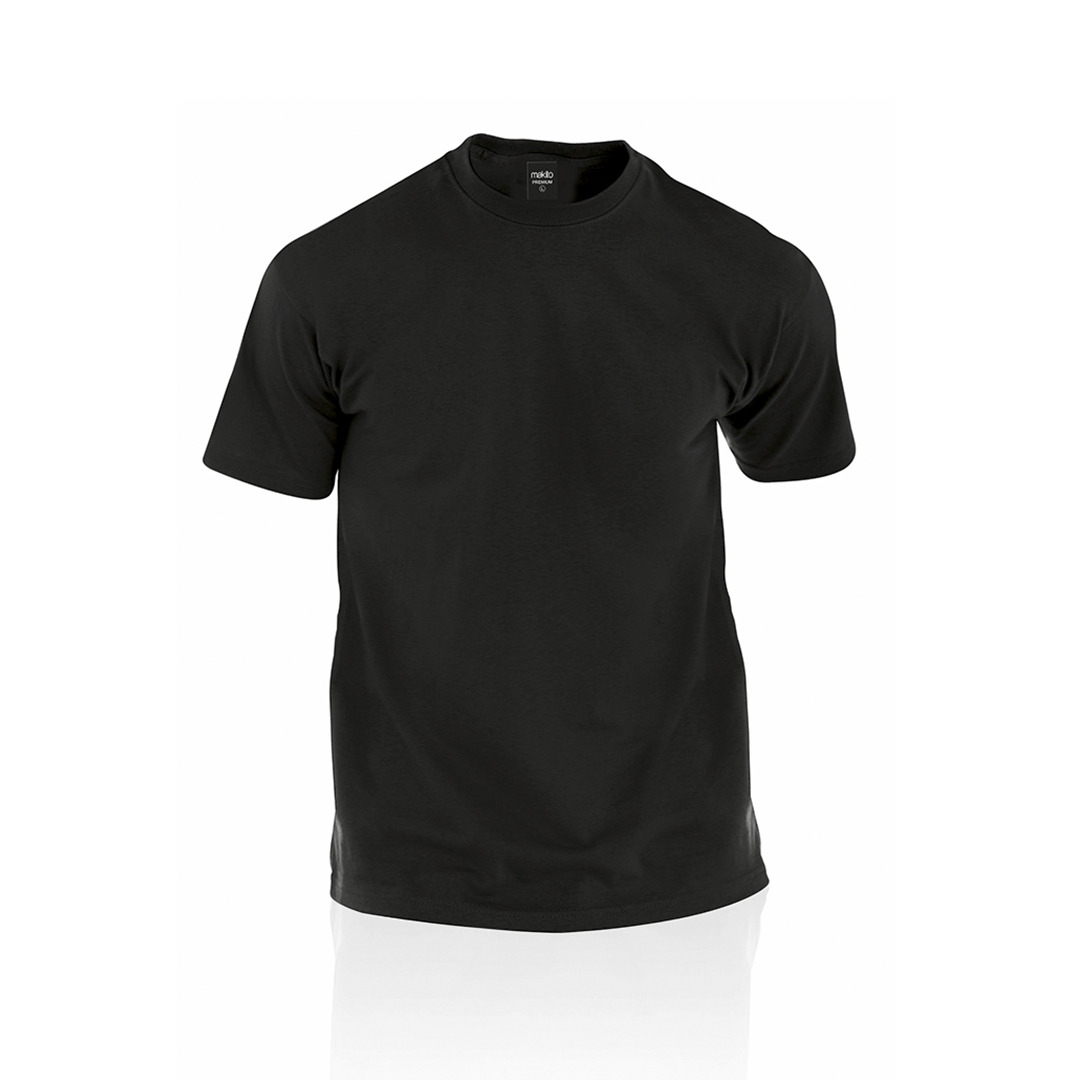 Camiseta Adulto Color Premium - NEGRO | S