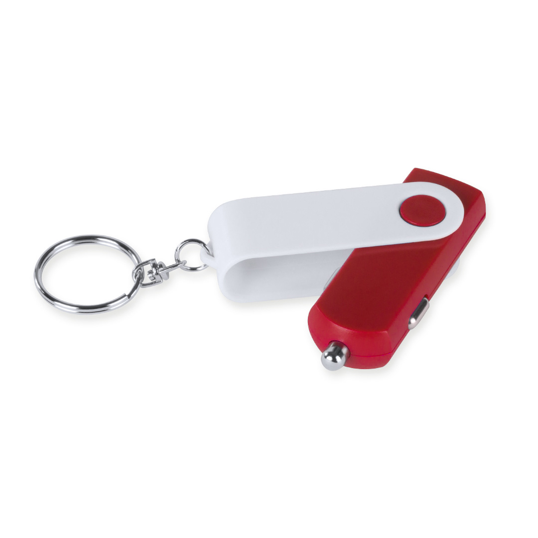 Cargador Coche USB Hanek - ROJO